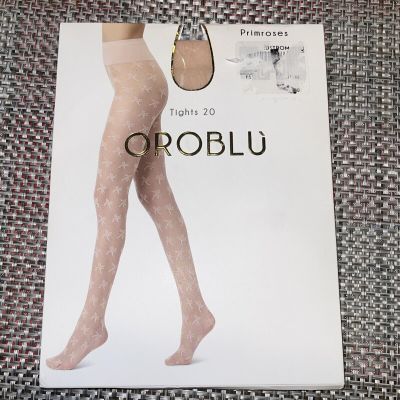OROBLU Primroses Sheer Tights 20 Denier  Size M Cosmetic
