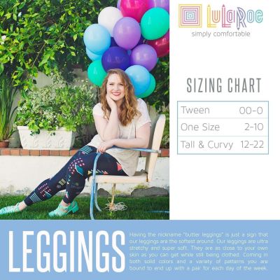NEW LuLaRoe Leggings ONE SIZE 2-10 Multicolor Striped 70's Style LOGO HIPPIE