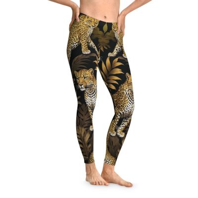 Leggings, Leopards in wild, Gym Pants, Yoga Leggings, Workout, Plus Size