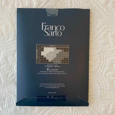Franco Sarto Sheer to Waist Pantyhose Hosiery Nylons Black Size B F-4123 NWT