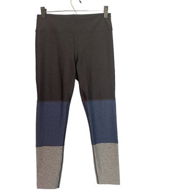 Outdoor Voices Gray & Blue Multi-Color Fitted Athletic Leggings Women Sz L