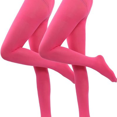Heyuu Women'S 80D Semi Opaque Solid Color Soft Footed Pantyhose Tights 1/2/6Pack