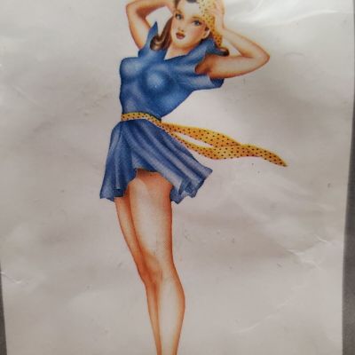 Marilyn Linea Darling  Women's Noce Tan Pantyhose Sz 2 Medium Tights ITALY