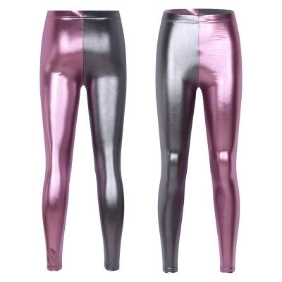 Sexy Womens Wet Look Faux Leather Leggings Shiny Pants Trousers Party Clubwear