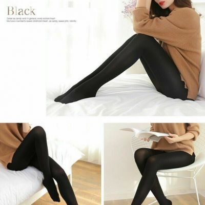 NEW Women Soft Winter Footed Warm Tights Thick Opaque Stockings Pantyhose small