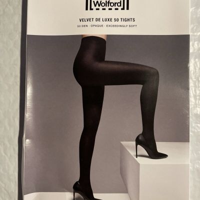 Wolford Velvet De Luxe 50 Tights (ADMIRAL) LARGE