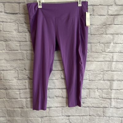 NEW WITH TAGS CALIA ENERGIZE PURPLE LEGGINGS PLUS SIZE 2X