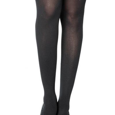 NEW sexy MUSIC LEGS basic OPAQUE solid THIGH highs HI stockings NYLONS over KNEE