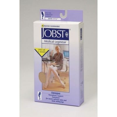 Jobst Opaque Stockings Pantyhose Closed Toe 30-40 Compression