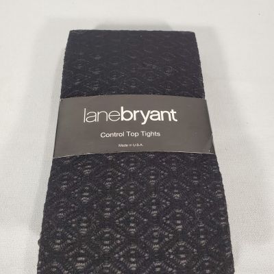 2 Pairs Lane Bryant Control Top Tights 1 Brown 1 Black Size C/D Please See Photo