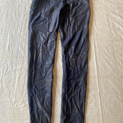 SPANX Leggings Pants Womens Size XL Extra Large Black Faux Leather  A278540 NWT