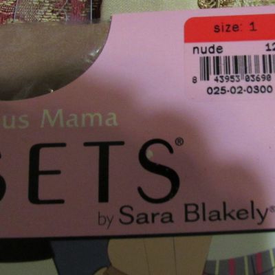 NWT ASSETS by Blakely MARVELOUS MAMA Supportive NUDE MATERNITY PANTYHOSE sz 1