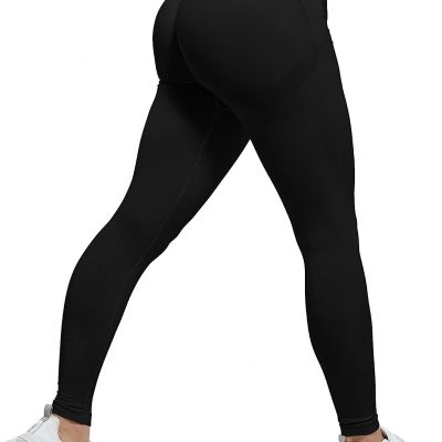 3 Piece Workout Leggings Sets for Women, Gym Scrunch Butt Butt Lifting Seamless