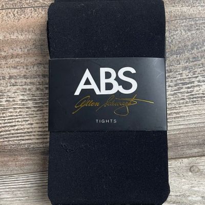 New ABS By Allen Schwartz Women’s Black Tights (set Of 2 In Package) Size L/XL