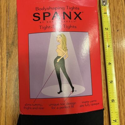 Spanx Original Bodyshaping Tight End Tights Size D Black BRAND NEW w/Tags BNWT