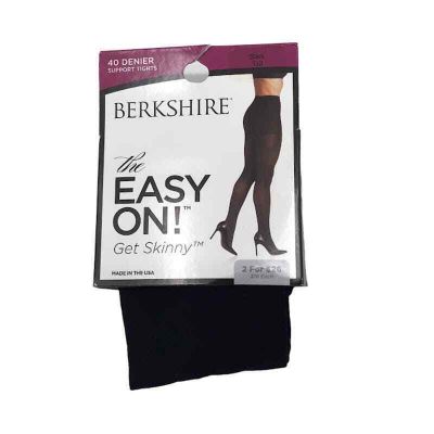 Berkshire The EASY ON Get Skinny Support Shaping Tight Tall Microfiber 4257 NWT