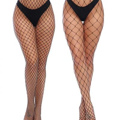 Charmnight Women's High Waist Tights Fishnet Stockings  Black-g5 One Size - Sexy