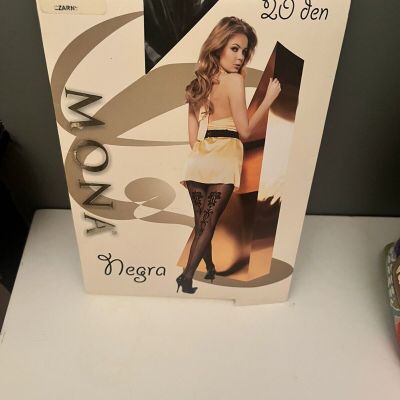 Mona Collection Size Small Made In Italy Hose !! Look At The Design!