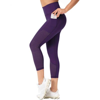 Workout Leggings for Women with Pockets Tummy Control Plus Size Running High Wai