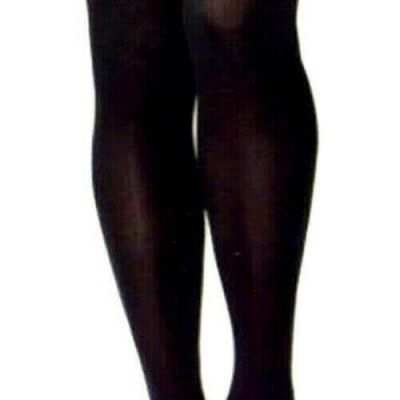 Leg Avenue Plus Size Stockings Opaque Thigh High Queen 1X Black or White 6672 Q
