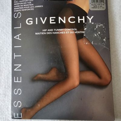 Givenchy Pantyhose Womens Black Reinforced Toe Size B