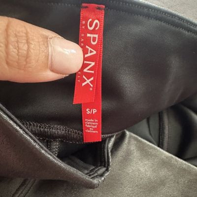 Spanx Faux Leather Leggings for Women - Black