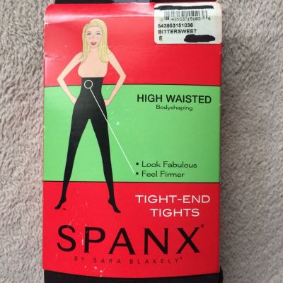SPANX size E Bittersweet High Waisted Body Shaping Tights  Style 167 NWT