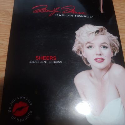 Marilyn Monroe Women's Fashion and Embellished Pantyhose Tights Stockings size B
