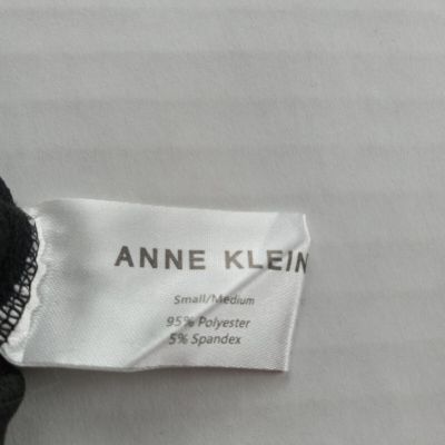 Anne Klein Women's Fleeced Footless Tights Size S/M Black 2 Pair NWOT