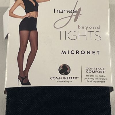 Hanes Beyond Tights- Micronet- Size L- Black