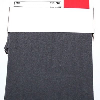 Ladies Gray Opaque Fashion Tights 1 Pair - Pick Your Size, Regular