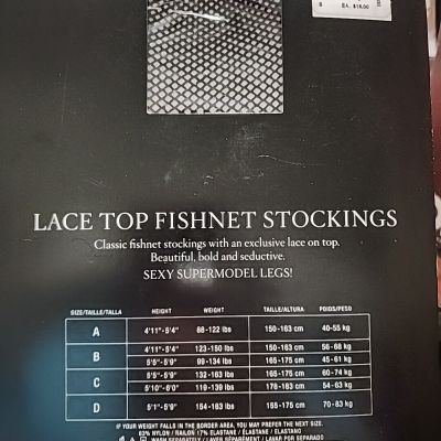 Victoria Secret Lace Top Fishing Net Stocking
