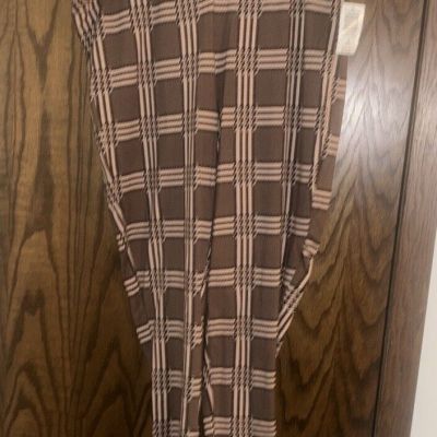 Torrid Plaid Print Pull On Leggings Plus size 3X NWT