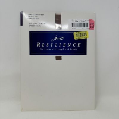 Hanes Resilience pantyhose size CD style D03 barely there control top