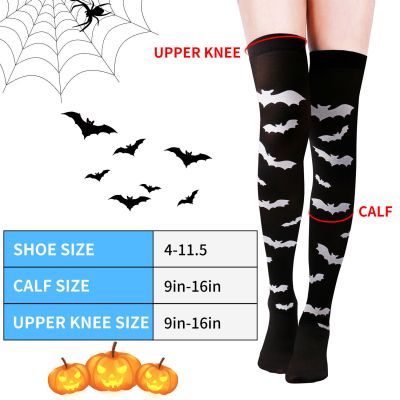 Halloween Zombie Bloody Blood Hold Up Stockings Knee Socks Party Fancy Cosplay