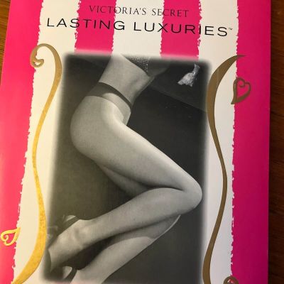 NWT Vintage VICTORIA'S SECRET Pantyhose Lasting Luxuries NUDE SMALL Control Top