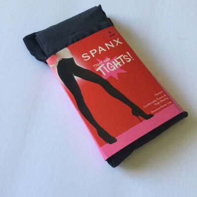 SPANX FH3915 TIGHT END LUXE LEG OPAQUE TIGHTS CHARCOAL GRAY SIZE B NWT