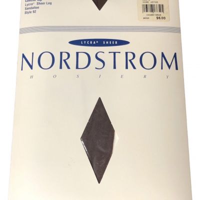 VTG NOS NORDSTROM Hosiery Pantyhose New Walnut Size B Control Top Sheer Style 92