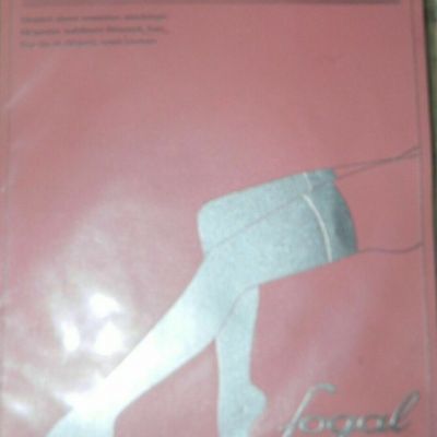 Fogal Trocadero Stockings Garter Stocking Color Charme Size Small 237 -07