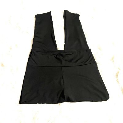 Fashion Nova Black Cutout Leggings Women's Size XL (15/17) EUC