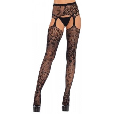 Chelsea Floral Lace Stockings Hosiery Adult