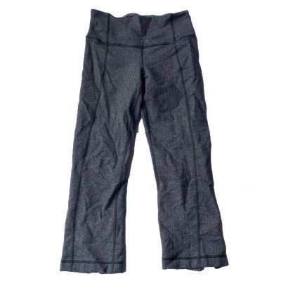 Lululemon Gather and Crow Crop Flare Leggings Size 2 Athletic Gray Exercise