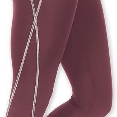 Thermajane Women's Compression Pants for Yoga, Running, Workout and Sports