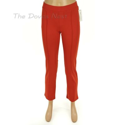 UTOPIA by HUE Women's SIZE 8-10 MEDIUM Treggings FIERY RED Trouser Style LEGGING
