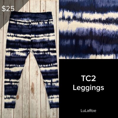 LuLaRoe NEW Leggings TC2 (Tall & Curvy 2) Buttery Soft Sz 18+ Tye Dye RARE