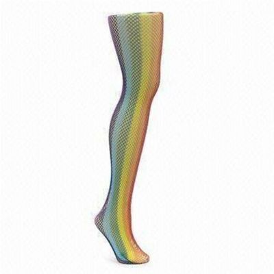 Gay Pride Fishnet Tights Rainbow Pantyhose Stockings