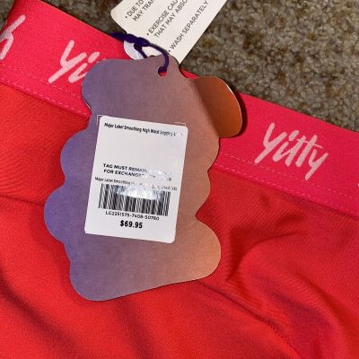 Yitty by Lizzo Women's Neon Pink Plus Size XXL Fabletics Leggings 2X NWT Workout
