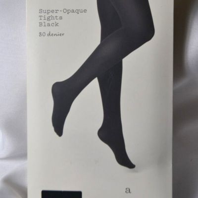 A New Day Super Opaque Black Tights Size L/XL - NEW in package