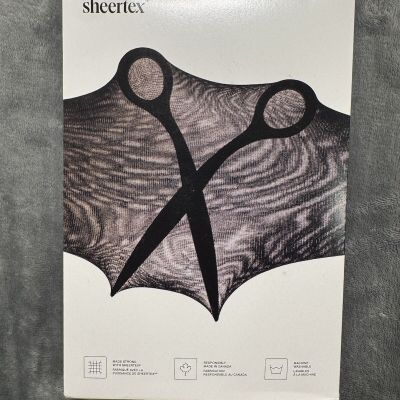 NWT Sheertex Classic Sheer Dark Grey Rip Resistant Tights