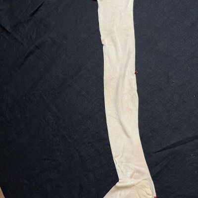 Rare Edwardian Stockings Flapper Antique Vintage Ecru Hosiery Wedding Bridal